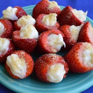 cheesecake strawberries